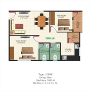 CHANDAPURA - ELECTRONIC CITY 2BHK FLAT FOR SALE WITH ALL AMENITIES