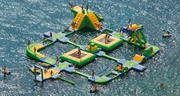 Space for floating water park in manipal.