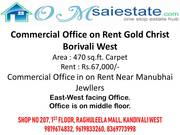 Exclusive Office for Rent in Borivali West