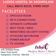 Ladies Hostel In Vadapalani | Hostels In Vadapalani