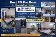 Affordable & Safe PG in New Ashok Nagar for Boys | Dreamer’s PG